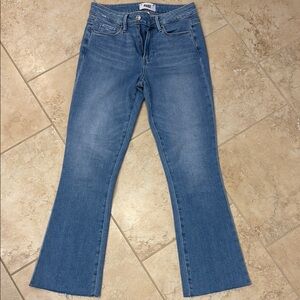 NWOT PAIGE Colette Crop Flare Jeans, size 26
